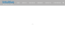 Tablet Screenshot of intuitivewebsites.com